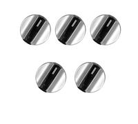 Biyouparts Lot de 5 boutons de poêle en plastique W11159630 W11023139 compatibles avec réchaud Whirlpool WFG525S0HV0 WFG525S0JV0 WFG525S0HZ0 WFG525S0JZ0 WFG525S0HD0 WFG525S0JZ1 WFG5525S0 HS0