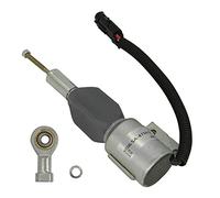 Biyouparts SA-4756-24 3932530 Solénoïde d'arrêt de carburant compatible avec moteur Cummins 5.9L 6BT 6B5.9 Compatible avec chargeuse sur roues 821 521D Excavatrice CX130 CX160
