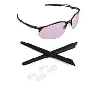 Biyxpiv Coussinets de nez de rechange en caoutchouc pour lunettes de soleil Oakley Wire Tap 2.0 OO4145, installation facile