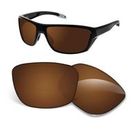 Biyxpiv Verres de rechange de 1,5 mm compatibles avec les lunettes de soleil Oakley Split Shot OO9416 64 mm, anti-rayures et résistantes aux chocs, ambre