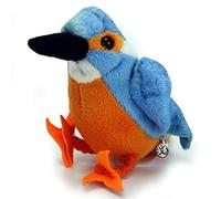 Biz Alcedo Peluche en forme d'oiseau Bleu/orange