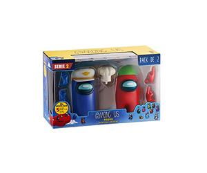 Bizak Among Us S2 Lot de 2 Figurines d'action Bleu foncé + Rouge (64116215)