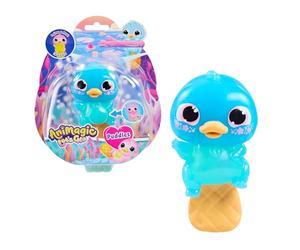 Bizak Animagic Let's GLO Ornithorynque électronique et Lumineuse, Bleu, Jeu sensoriel et expérience Tactile, Corps Extensible, Flotte et Brille dans l'eau, à partir de 4 Ans (64555204-1)