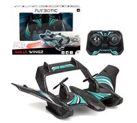 Bizak Aqua Wingz 62004498 Avion RC avec lumières LED, décollage dans l'eau ou la Terre, Mousse EPP résistante, +10 Ans