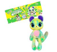 Bizak Bubble Pops, peluches magiques qui multiplient leur taille x5, processus passionnant et odeur de chewing-gum, 12 animaux différents avec arôme et pattes Stem, souris citron, (64492004-3)