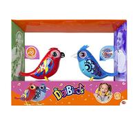 Bizak- Digibirds Pájaro Jouet, 62008611, Rouge/Bleu, 8.5 Centimeters