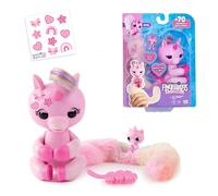 Bizak Fingerlings 61853243-2 Queues Surprises avec Plus de 70 Sons et réactions, Peigne sa Longue Queue, Cache Une Surprise, Licorne Interactive avec Plus de 70 Sons et réactions, +5 Ans