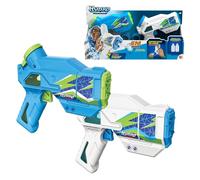 Hydro M.A.D. Mini Blaster Pack Double, Pistolets à Eau électroniques en Bleu et Blanc, portée jusqu'à 5 m, Jouet pour Jeu en Plein air, garçons et Filles à partir de 8 Ans, Bizak (62001154)