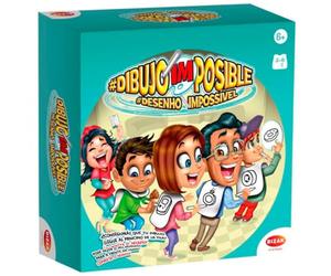 Bizak Jeu de Dessin Impossible dans lequel jusqu'à Cinq Personnes devront Sentir et deviner qu'elles Ont été dessinées sur Le Dos, rires infinis garatisés Entre Amis ou Famille (62850004)