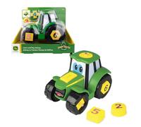Bizak Johnny 30696654 Tracteur d'apprentissage et d'assemblage, Toomies, Jouet éducatif et de Construction, 13 pièces, pour Enfants à partir de 18 Mois, développement Moteur et créativité