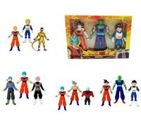 Figurine - Bizak - Monsterflex Dragon Ball - Pack De 3 - Multicolore - Pour Enfants À Partir De 4 Ans