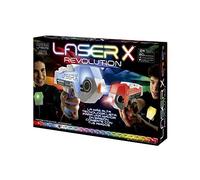 Bizak Laser X Revolution 62948046 Pistolet Laser Longue portée avec Recharge Rapide et Gilets, Cadeau pour garçons et Filles à partir de 6 Ans