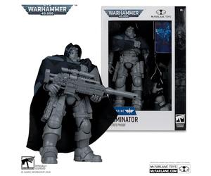 Bizak McFarlane 64380964 Figurine Space Marine Eliminator Artist Proof de Warhammer 40000 Jeu vidéo en Ligne Sculpture à Peindre articulée 18 cm Wave 9