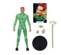 Bizak McFarlane 64385668 Figurine Enigma Batman Forever DC Multiverse Collet to Build-a Chauve-Souris articulée et avec Accessoires, 18 cm
