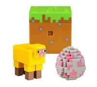 Bizak Minecraft 64110029-3 Capsule Surprise The Overworld, modèles à Collectionner, Licence Officielle du Jeu vidéo de Construction et Bricks, Adultes Fans et garçons ou Filles