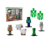 Bizak Minecraft Toppez 64110034-2 Lot de 8 Figurines de 5 cm avec 2 Figurines Surprise, Produit Officiel, 16 modèles à Collectionner, pour Fans et Enfants à partir de 8 Ans