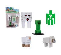 Bizak Minecraft Toppez Édition spéciale Pack de 5 Figurines Stdo. 2, poupées de 5 cm avec 1 Figurine Surprise, Produit Officiel, 16 modèles à Collectionner, pour Fans et Enfants à partir de 8 Ans