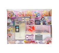 Mini World Kitchen Playset With 5 Balls Multicolore