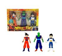 Bizak Monster Flex Dragon Ball 64390231-1 Lot de 3 Figurines Super Extensible et élastique, 12 à Collectionner, pour Adultes, Fans et Enfants à partir de 4 Ans