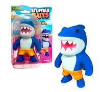 Bizak Monsterflex 64390006-8 Stumple Guys, Jeu vidéo, mégalodon, Super Extensible et élastique, 15 cm, 16 modèles à Collectionner, pour Adultes collectionneurs et Enfants à partir de 4 Ans