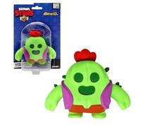 Bizak Monsterflex 64390009-2 Brawl Stars Figurine Spike à Collectionner, Super Extensible et élastique, 13 cm, 10 à Collectionner, pour Adultes, Fans et Enfants à partir de 8 Ans