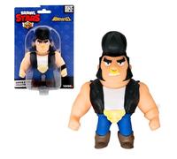 Bizak Monsterflex Brawl Stars 64390009-6 Figurine de Bull à Collectionner, Super Extensible et élastique, 13 cm, 10 à Collectionner, pour Adultes, Fans et Enfants à partir de 8 Ans