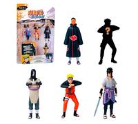 Bizak Naruto 64111240-2 Lot de 5 Figurines sous Blister, 7 cm, avec 1 Figurine cachée Exclusive, +6 Ans