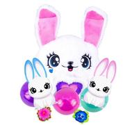 Bizak Peluche interactive Mama Bunny et ses bébés surprise