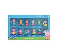 Bizak- Peppa Pig Figurine avec Tampon Pack de 12, 64115068, Multicolore