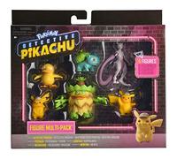 Bizak Pokemon 63227602 Lot de 6 Figurines Détective Pikachu