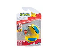Bizak Pokemon Clip N Go - Modèles Assortis (63227222), 1 Pokeball et 1 Figurine.
