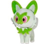 Bizak – Peluche Pokémon Sprigato – Vert et blanc – 20 cm