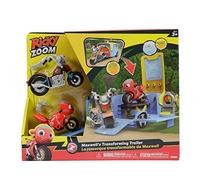 Ricky Zoom Playset Remorque Transformable de Maxwell avec Maxwell et Ricky, Figurines en 10,2 & 7,6 cms, Motos Se Tenant seules pour Enfants - Garçons et Filles 3 Ans+ T20092 Multicolore