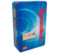 Bizak Rummikub Original - Jeu de chiffres de voyage en boîte métallique - Version de qualité
