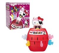 Bizak Salta Hello Kitty, Jeu d'action et Suspense avec tonneau et Figurine Hello Kitty, Design emblématique et Kawaii, Comprend 24 tiges, édition spéciale 50e Anniversaire, pour garçons et Filles à