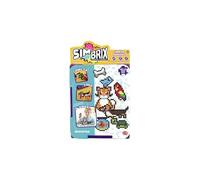Bizak Simbrix 64008252 Connect & Wow Pack de démarrage Tubes de couleurs assorties 1250 brix pour jeu de construction, sans plaques ni colle