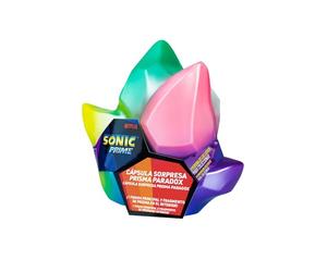 Bizak Sonic 64110901 Prisma Capsule Surprise Boîte avec 1 Mini Figurine articulée à Collectionner des Personnages du Jeu vidéo Sega, 8 différents, 7 cm, 3 Ans