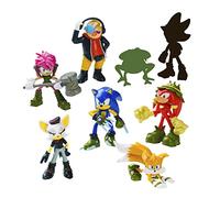 Bizak Sonic Prime 64112004-1 Lot de 8 Figurines de 6,5 cm de Haut dans Une boîte de Luxe Comprenant 2 Figurines Surprise Exclusives Assortiment 1
