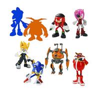 Bizak Sonic Prime 64112004-2 Lot de 8 Figurines de 6,5 cm de Haut dans Une boîte Deluxe Comprenant 2 Figurines Surprises Exclusives Assortiment 2