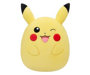 Bizak Squishmallow 63220038 Coussin Officiel Pokémon Doux et de qualité 25 cm