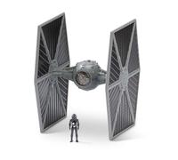 Bizak Star Wars 62610004 Navire 8 cm Tie Fighter Gris et 1 Figurine Incluse