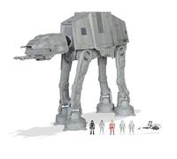 Bizak Star Wars 62610170 Micro Galaxy Squadron at-at Véhicule d'assaut de 25 cm avec Accessoires et 5 Figurines
