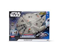 Bizak Star Wars Micro Galaxy Squadron, Vaisseau Halcon Mileanrio avec Lux et Son, Comprend 4 Figurines (62610022)