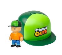 Bizak Stumble Guys 64113700 Pack Casquette avec 1 Figurine articulée 5 cm des Personnages sous Licence Officielle du Jeu vidéo de démolitions, collectionneurs, Fans Adultes et garçons ou Filles