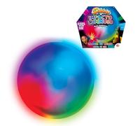 Bizak Super Wubble Impact lumineux, change de couleur en cas de choc, ressemble à une bulle et se joue comme une balle géante, pour jouer à l'intérieur et à l'extérieur de la maison, se gonfle jusqu'à