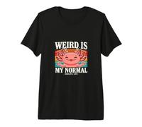 Bizarre est ma Vie Normale avec Axolotl | Axolotl rétro T-Shirt Haut de Gamme