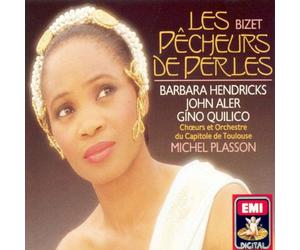 Bizet - Les pêcheurs de perles (The Pearl Fishers) /Barbara Hendricks, John Aler, Gino Quilico, Jean-Philippe Courtis, Orchestre du Capitole de Toulouse, Michel Plasson - 2CD BOX SET / EMI WEST GERMANY EDITION