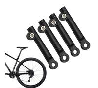 Bizhubmat 4pcs Support De Garde-Boue De Vélo - Support De Garde-Boue De Fourche, Fixation Inoxydable pour Fourche De VTT, Extension Anti-Boue Réglable Rétractable pour Garde-Boue De 20/24/26 Pouces