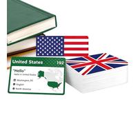 Bizhubmat Drapeaux du Monde Cartes Éducatives 245 Pays, jeuss De Géographie