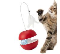 Bizhubmat Jouets interactifs pour Chat - Enrichissement Rotation à 360 Degrés - Jouets Stimulants Chat avec Balle Cataire - Stimulation et Exercice Anti-Ennui pour Maison, Appartement, Salon, Chambre